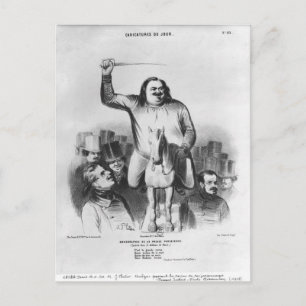 Honore de Balzac Postkarte
