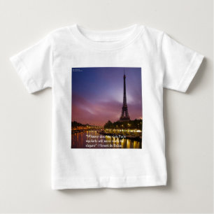 Honoré de Balzac über Paris Frankreich Baby T-shirt