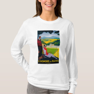 Honore Les Bains Vintages PosterEurope T-Shirt