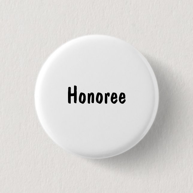 Honoree Button (Vorderseite)