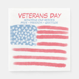 Honoring Heroes | Veterans Day Celebration Serviette