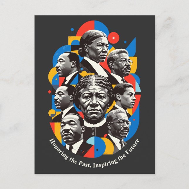 Honoring The Past, Inspiring The future Postkarte (Vorderseite)