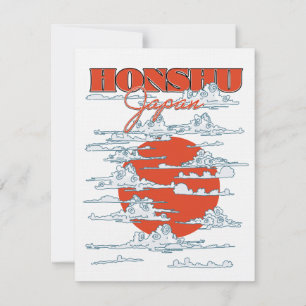 Honshu Japan Reiseplakat