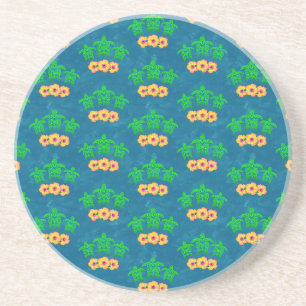 Honu Hawaiian Tribal Green Sea Turtles Getränkeuntersetzer