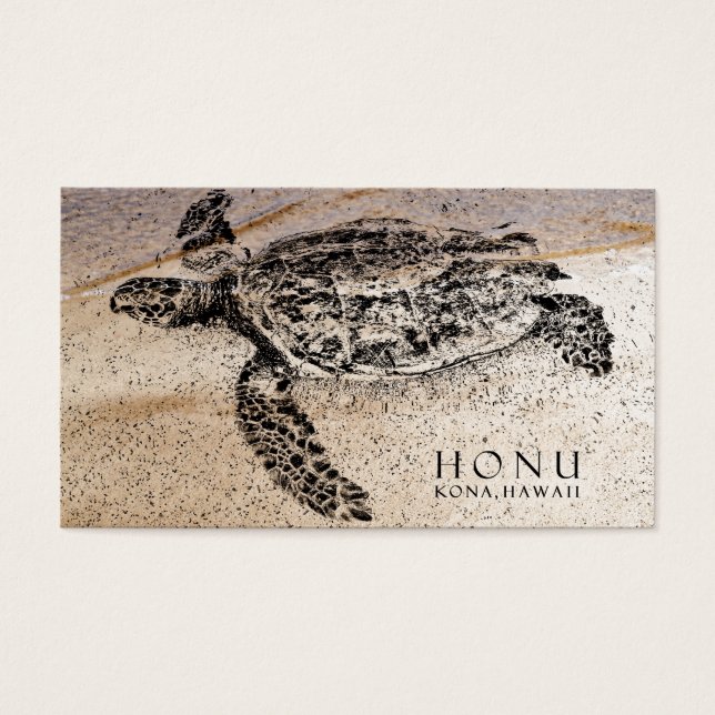 Honu - Hawaiianische Meeresschildkröte (Vorderseite)
