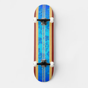 Honu Hawiian Imitat-Holz-Surfbrett Skateboard