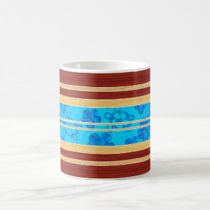 Honu Hawiian Imitat-Holz-Surfbrett Tasse