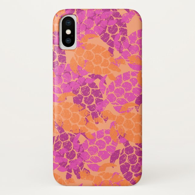 Honu Meeresschildkröte-Hawaiianer-Aloha Rosa Case-Mate iPhone Hülle (Rückseite)