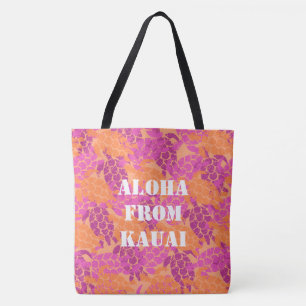 Honu Meeresschildkröte-hawaiische Monogramm-Aloha