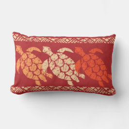 Honu Meeresschildkröte-hawaiischer umschaltbarer Kissen Für Draußen