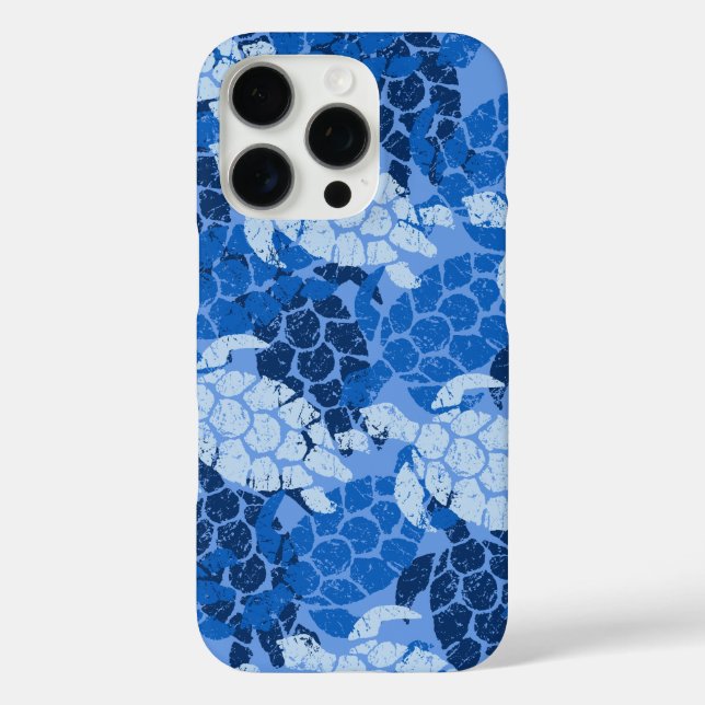 Honu Sea Turtle Hawaii Aloha Blue  Case-Mate iPhone Hülle (Rückseite)