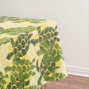 Honu-Seeschildkröte Hawaiian Tapa -Olive Tischdecke
