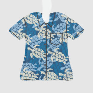 Honu Seeschildkröte-Hawaiianer-Aloha Shirt Ornament