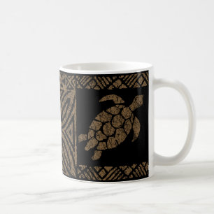 Honu Tapa Hawaiian Urzeit-Schildkröte Tasse