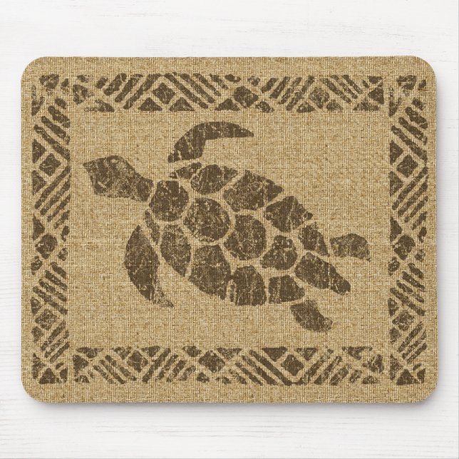 Honu Tapa-Mausepad Mousepad (Vorne)
