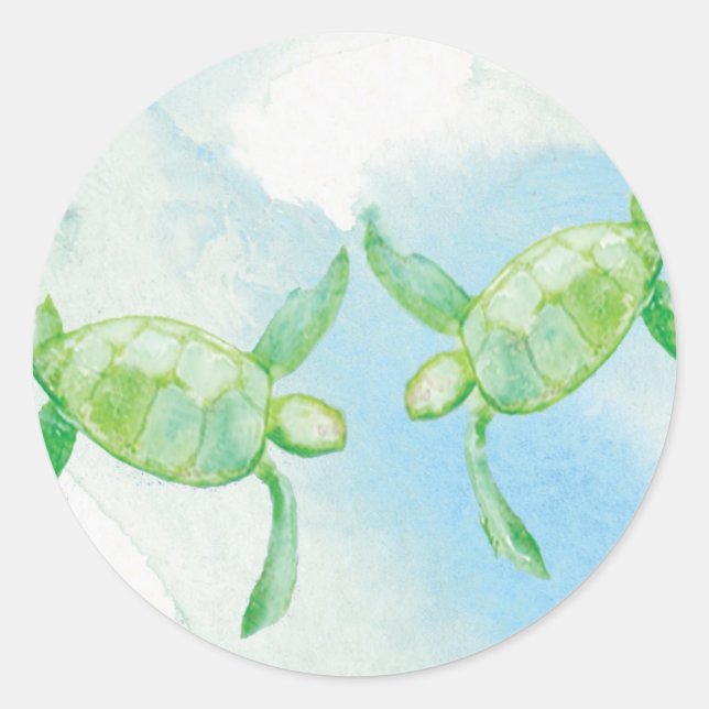Honu Turtle Sticker (Vorderseite)