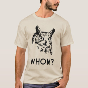 Hoo Wer Grammar Owl T-Shirt