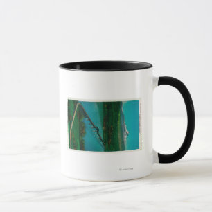 Hood and Interstate Bridge in White Lachs Tasse