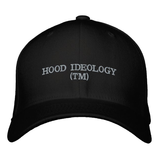 HOOD IDEOLOGY (TM)-HATS BESTICKTE BASEBALLKAPPE (Vorderseite)
