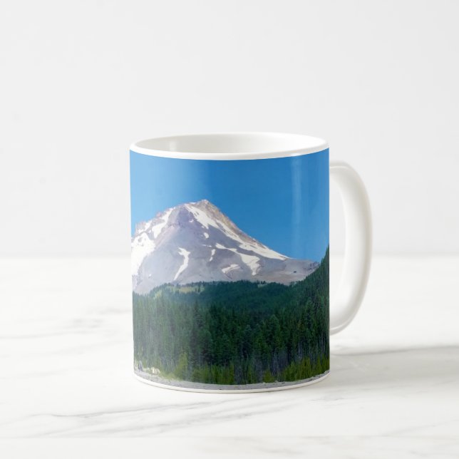 Hood im Sommer, Oregon Kaffeetasse (VorderseiteRechts)