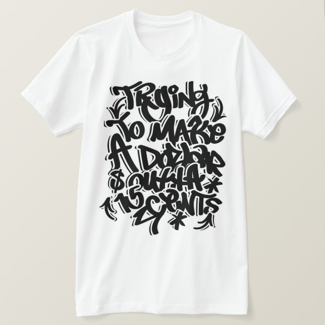 Hood Motivation T - Shirt (Design vorne)
