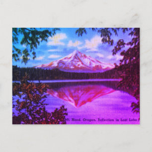 Hood, Oregon Crystal Lost Lake Postkarte