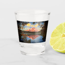Hood, Oregon Crystal Lost Lake Schnapsglas