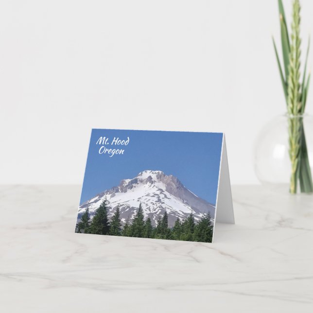 Hood Oregon Ski Bowl Karte (Vorderseite)