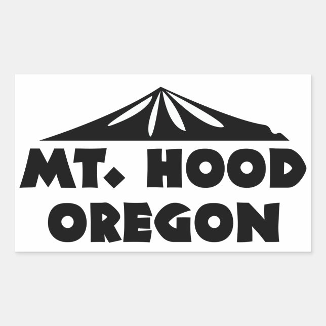Hood Oregon Sticker (Vorderseite)