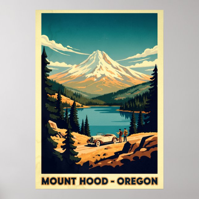 Hood Oregon V07 Poster (Vorne)