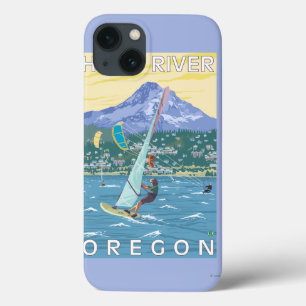 Hood River, ORWind Surfer u. iPhone 13 Hülle
