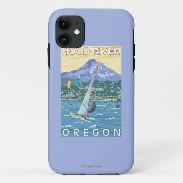 Hood River, ORWind Surfer u. Case-Mate iPhone Hülle (Rückseite)