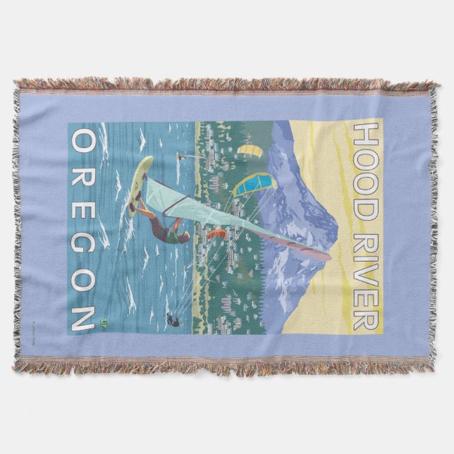 Hood River, ORWind Surfer u. Decke (Vorderseite)