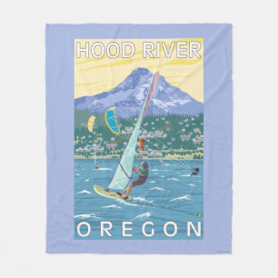 Hood River, ORWind Surfer u. Fleecedecke