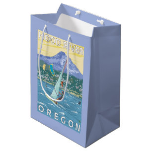 Hood River, ORWind Surfer u. Mittlere Geschenktüte