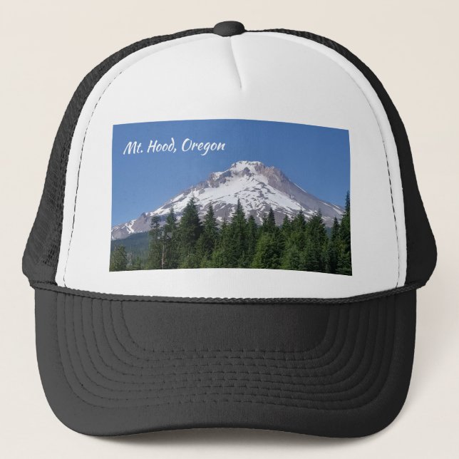 Hood Ski Bowl Trucker Hat Truckerkappe (Vorderseite)
