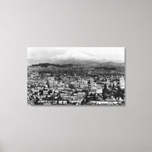 Hood View von Portland, Oregon Foto Leinwanddruck