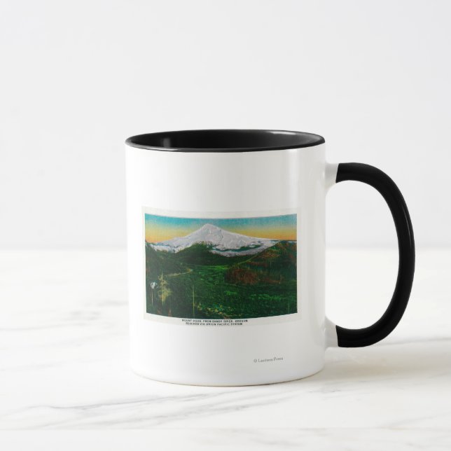 Hood vom Sandy River, ORMt. Hood, OR Tasse (Rechts)