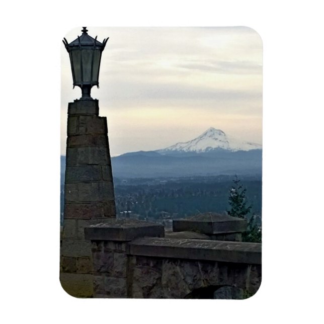 Hood von Rocky Butte, Portland, Oregon Magnet (Vertikal)