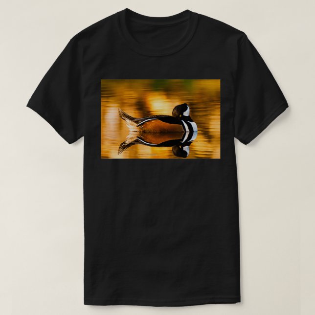 Hooded Merganser T-Shirt (Design vorne)