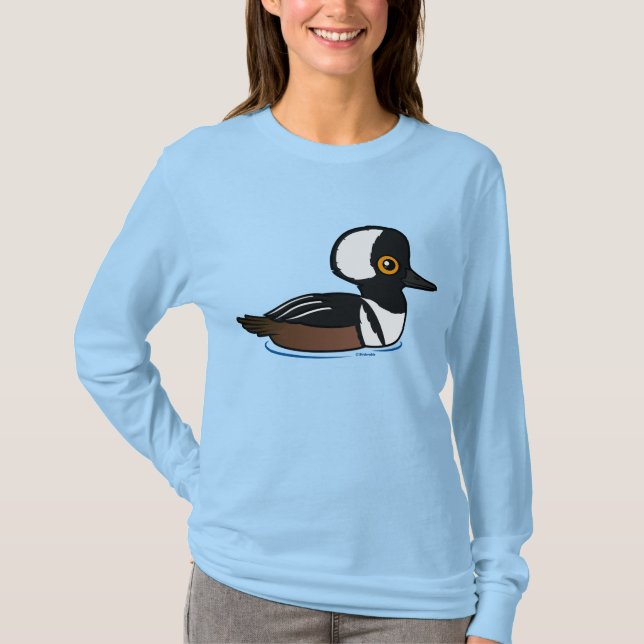 Hooded Merganser T-Shirt (Vorderseite)