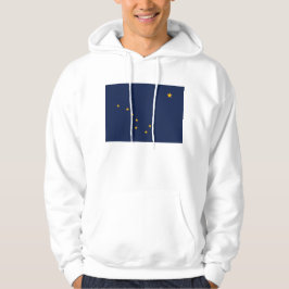 Hooded Sweatshirt mit Alaska-Flagge