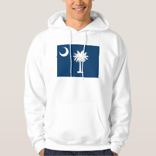Hooded Sweatshirt mit amerikanischer Flagge