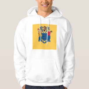 Hooded Sweatshirt mit amerikanischer Flagge