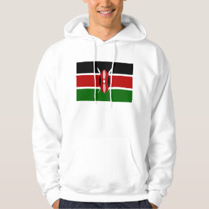 Hooded Sweatshirt mit Fahne in Kenia