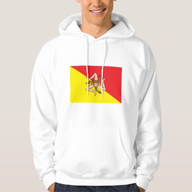 Hooded Sweatshirt mit Flag Florenz, Italien (Vorderseite)