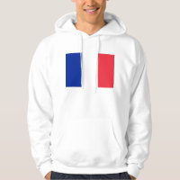 Hooded Sweatshirt mit Flag Frankreich