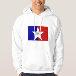 Hooded Sweatshirt mit Flag San Antonio, USA