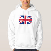 Hooded Sweatshirt mit Flagge des Vereinigten König