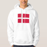 Hooded Sweatshirt mit Flagge in Dänemark